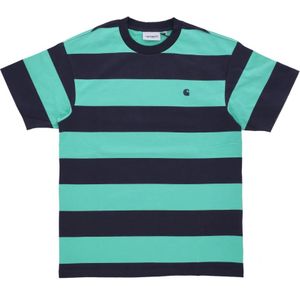 Carhartt Wip, Heren, Tops, Blauw, Maat: XL Katoen,