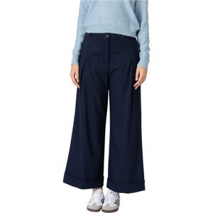Kocca, Dames, Broeken, Blauw, Maat: 2XS