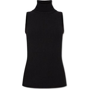 Dolce & Gabbana, Dames, Truien, Zwart, Maat: 2XS Wol,