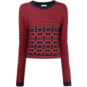 Ferragamo, Dames, Truien, Rood, Maat: L