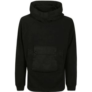 Ten C, Heren, Sweatshirts & Hoodies, Zwart, Maat: L Katoen,