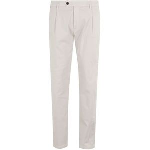 Eleventy, Heren, Broeken, Wit, Maat: W34 Zijde,