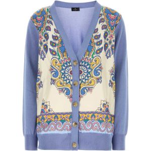 Etro, Dames, Truien, Veelkleurig, Maat: 2XS Katoen,