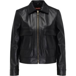 Max Mara Studio, Dames, Jassen, Zwart, Maat: S