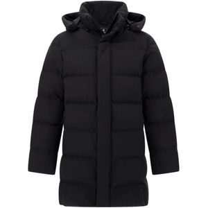 Boggi Milano, Heren, Mantels, Zwart, Maat: S Nylon,