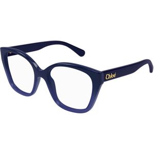 Chloé - CH0241O - Optische Monturen - Blauw Transparant - Acetaat - Kattenoog
