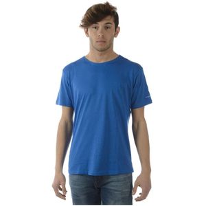 Daniele Alessandrini, Heren, Tops, Blauw, Maat: S Katoen,