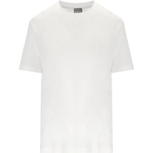 Max Mara, Dames, Tops, Wit, Maat: S Katoen,