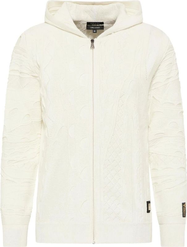 Carlo Colucci - Unieke Copello Hoodie - Beige - Heren
