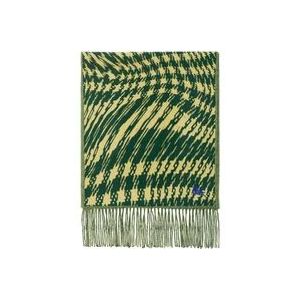 Burberry Winter Scarves , Green , Dames , Maat: ONE Size