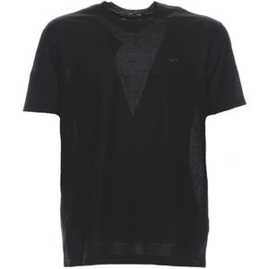 Paul & Shark, Heren, Tops, Zwart, Maat: L Katoen,