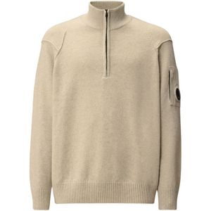 C.p. Company, Heren, Truien, Beige, Maat: XS Wol,