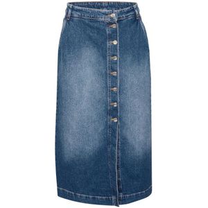 Part Two, Dames, Rokken, Blauw, Maat: L Denim,