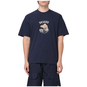 T-shirts - Blauw - Fishing Graphic Tee