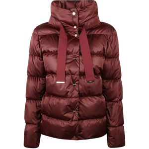 Herno, Dames, Jassen, Bruin, Maat: XS Leer,