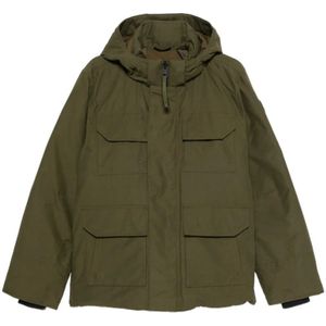 Canada Goose, Heren, Jassen, Groen, Maat: L Katoen,