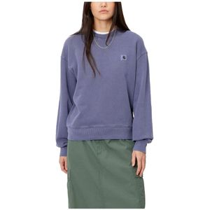 Carhartt Wip, Dames, Sweatshirts & Hoodies, Paars, Maat: S Katoen,