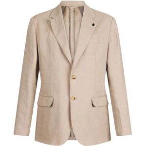 Liu Jo, Heren, Jassen, Bruin, Maat: 2XL Linnen,