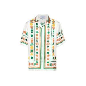 Casablanca Short Sleeve Hemden , Multicolor , Heren , Maat: L
