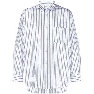 Comme des Garçons, Heren, Overhemden, Blauw, Maat: L Katoen,