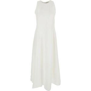 Antonelli Firenze, Dames, Jurken, Wit, Maat: M Viscose,