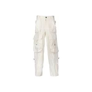Dsquared2 Witte Oversized Broek , White , Dames , Maat: 2XS