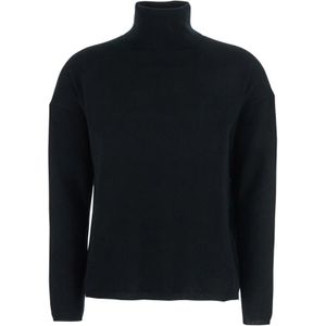 Allude, Dames, Truien, Zwart, Maat: S Kasjmier,