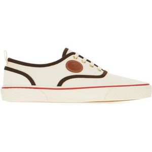 Valentino Garavani - Nojoke Sneakers - Beige - Katoen - Vetersluiting