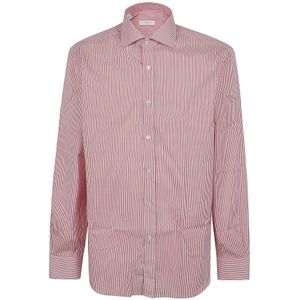 Buonamassa, Heren, Overhemden, Rood, Maat: 2XL Katoen,