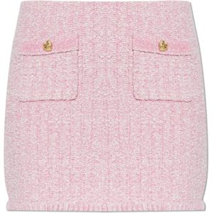 Loveshackfancy, Dames, Rokken, Roze, Maat: XS Leer,