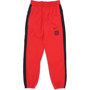 Nike, Heren, Broeken, Rood, Maat: S Fleece,