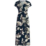 Betty Barclay - Gerimpelde Midi Jurk - Blauw - Dames