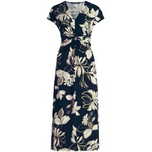 Betty Barclay - Gerimpelde Midi Jurk - Blauw - Dames