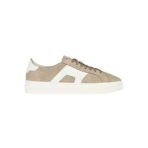 Santoni Beige Sneakers - Stijlvol en Comfortabel , Beige , Heren , Maat: 40 EU