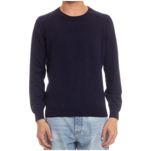 Brunello Cucinelli, Heren, Truien, Blauw, Maat: M Kasjmier,