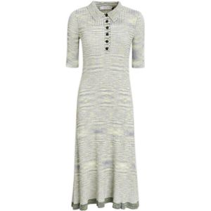 Proenza Schouler, Dames, Jurken, Grijs, Maat: L Katoen,