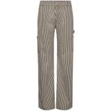 Sofie Schnoor - Gestreepte Cargo Broek - Bruin - Dames