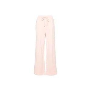 Twinset Oval T Monogram Track Pants , Pink , Dames , Maat: XS