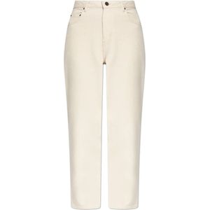 American Vintage, Dames, Jeans, Beige, Maat: W26 L30 Katoen,