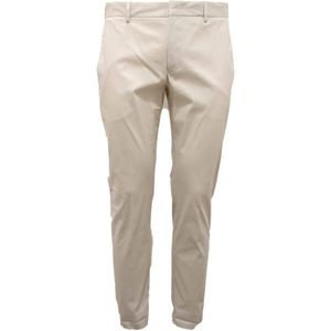 Pt01, Heren, Broeken, Wit, Maat: M Katoen,