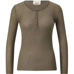 Isabel Marant, Dames, Truien, Groen, Maat: S Katoen,