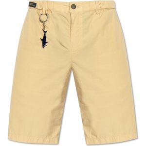 Paul & Shark, Heren, Korte broeken, Beige, Maat: 4XL Katoen,