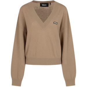 Rotate Birger Christensen, Dames, Truien, Bruin, Maat: XS Wol,