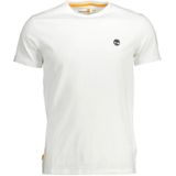 Timberland, Heren, Tops, Wit, Maat: S Katoen,
