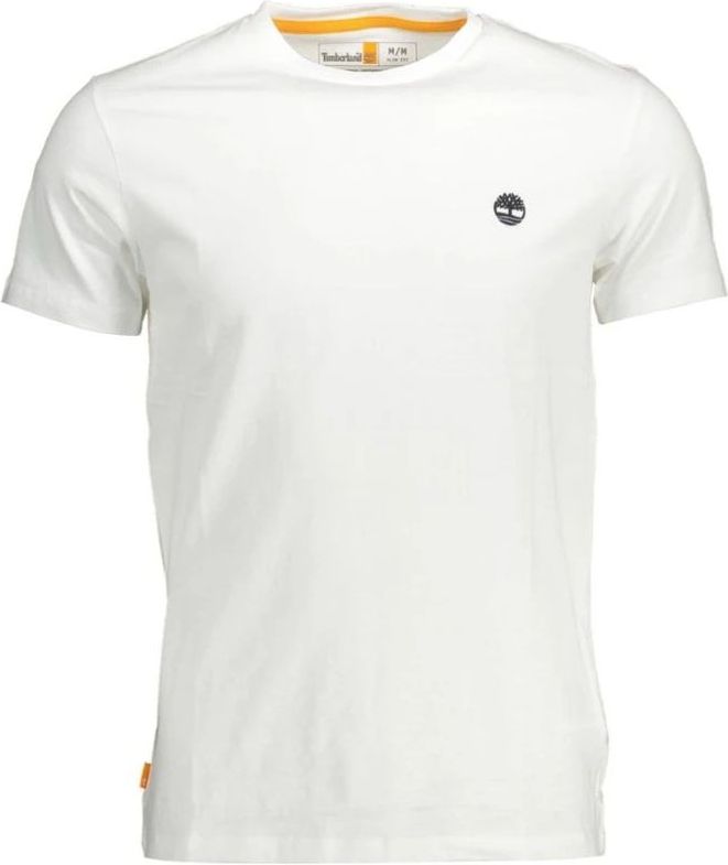 Timberland, Heren, Tops, Wit, Maat: S Katoen,