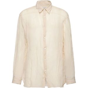 Dries Van Noten, Heren, Overhemden, Beige, Maat: L
