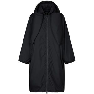 Save The Duck, Dames, Mantels, Zwart, Maat: S Poliester,