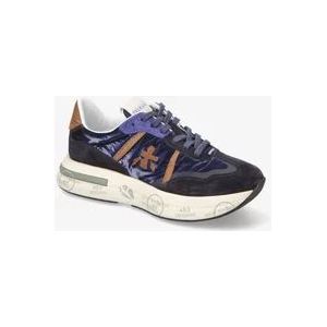 Premiata Italiaanse Leren Sneakers - Cassie , Multicolor , Heren , Maat: 37 EU