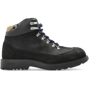 Burberry, Heren, Schoenen, Zwart, Maat: 39 EU Leer,