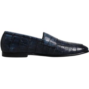 Dolce & Gabbana, Heren, Schoenen, Blauw, Maat: 42 EU Leer,